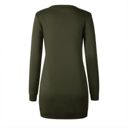 Customizable Basic Long Hoodies Sweatshirts Dress Round Neck Pull Fall 2021 Autumn Dress adies Work Wear Sudaderas Mujer Dresses