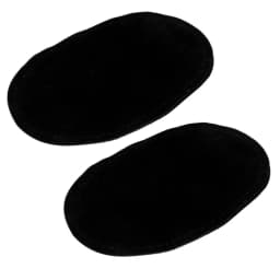 4pcs Oval Suede Cowhide Elbow Knee Velvet Patch Iron On Patches for Sweater Repair Clothing Bag Jeans Garment Sewing Accessories