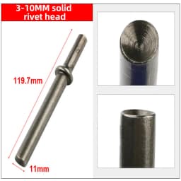 Pneumatic semi-hollow rivets impact head,pneumatic rivet Impact head Pneumatic Air Hammer Bits Pneumatic Air Hammer Heads
