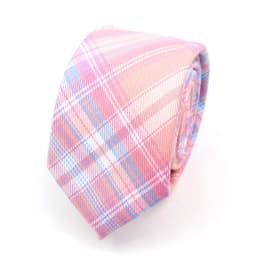 Men's Check Stripe 6cm Tie 100% Cotton Neckties Gift For Man Plaid Series Wedding Party Gift Accessories Women's Anime Tie