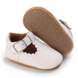 Comfortable Infant First Walkers Casual Crib Shoes Soft Rubber Sole Daily Wear For Newborn Boys Girls 0-18M