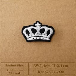 CAT Peace Embroidered Applique Patches Fabric Garment Apparel Clothing Accessories Embroidery Badges Star