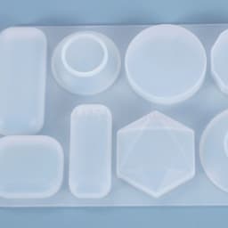 Crystal Epoxy Resin Mold Geometric Earring Ear Pendant Casting Silicone Mould DIY Crafts Jewelry Making Tools