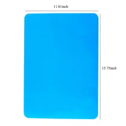1PCS Safe Silicone Workbenches Epoxy Resin Molds Accessories for Epoxy Jewelry Making Supplies Blue&Rose Color Silicone Mat Pad