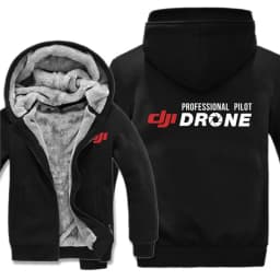 DJI Pilot Drone Hoodies Men Cool Thicken Winter DJI Phantom Mavic Sweatshirt Pullover Mans Coat