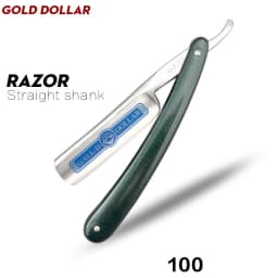 1PC 2023 Pro Gold Dollar 66 Shave Knife 66 Straight Edge Barber Razor Folding Hair Shaving Men Shaving Barber Tool G0915
