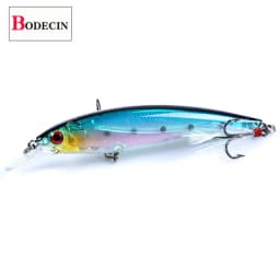 Jerkbait Minnow Fishing Lures Hard Plastic Bait Artificial Lure Bass Pike ABS Wobbler for Fish Hooks Crankbait 3D Eyes Sea 1pcs