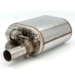 51 63 76 MM Exhaust Muffler With Vacuum Valve Stainless Steel Electric Exhaust Cutout Remote Control Set