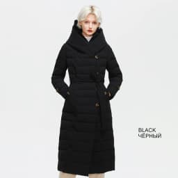 Astrid Winter Coats Women Oversize Fake Two Piece Long Thick Jacket Female Warm Cotton padded fashion Outwear with a hood 7283