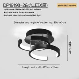 Modern Ceiling Light Aisle Entrance Hall Ceiling Lamp for Livingroom Lights Hallway Balcony Light