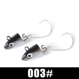 FTK Soft Black Minnow Jig Head 5g 12g 25g Fishing Lure Wobblers Jig Head Silicone Baits Crank Hook Jigging Bass Pike Zander