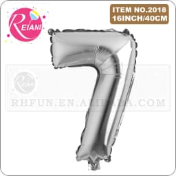 16 Inch Silver Alphabet Number Letters Balloons Birthday Party Decorations Kids Foil Balloon New Year Party Wedding Decoration