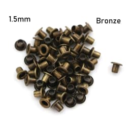 200Pcs Mini Eyelet Buttons for DIY Doll Belt Buckles Metal Buckle Snap Button Bag Shoes Clothes Sewing Accessories 1.5/2.5mm