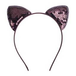New children's cartoon sweet fish scale sequined cat ear jewelry headband