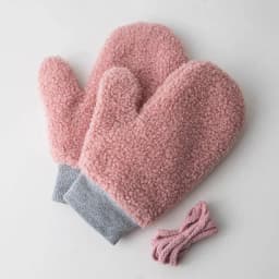 Winter Lamb Wool Halter Neck Full Finger Warm Mittens Korean Female Double Layer Plush Thicken Windproof Cycling Gloves H36