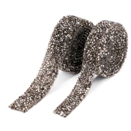 Rhinestones Tape Trim Hot Fix Strass Crystal Sewing Ribbon Appliques DIY Rhinestone For Decorations Trim Garment Accessories