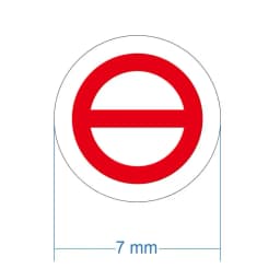 7mm 280pcs DO NOT ENTER Warranty Void Stickers Screw Hole Security Seal Driver Forbidden Tamper Evident Removal Proof Label