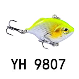 1 PCS Metal VIB Blade Glow Cicada Lure 4.5cm/8.5g Sinking Tail Spinner Baits Bibe for Bass Pike Perch Fishing