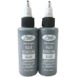 1 Bottle 2 Oz 60 ml Lanell Black Hair Weaving Bond Anti-fungus Hair Bonding Glue