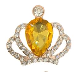 NEW 10Pcs Silver/Gold 22*30MM Alloy Crown Diamond DIY Jewelry Accessories For Rhinestone Handmade Wedding Decoration