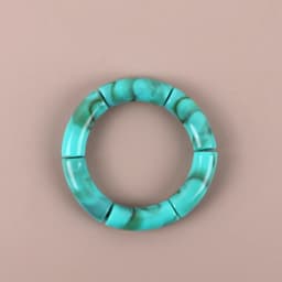 Trendy Resin Geometric Beaded Bracelets on Hand Acrylic Bamboo Tube Bangles Bracelets For Women Fashion Jewelry Valentines Gift