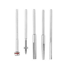 5pcs Sanding Paper Clamp Bar Sandpaper Split Rod Holder Clip Bar Jewelry Making Grinding Polishing Tool Set Jeweler Tools
