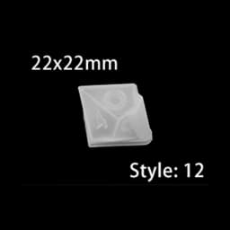 19 Shapes Dice Silicone Molds Fillet Square Triangle Dice Epoxy Resin Mold For DIY Crystal Dice Carfts Jewelry Making Supplies
