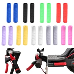 2pcs Brake Handle Lever Covers Antiskid Handle Protector Silicone Lever Shell Parking Brake Lever Case for Xiaomi M365 Scooter