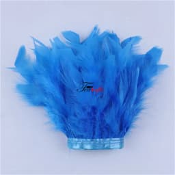Fluffy Marabou Turkey Feathers Trims DIY Needlework Plumes On Ribbon Wedding Dress Accessories Decorative Feathers For Crafts