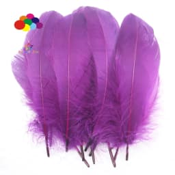 100PCS Soft Goose Feathers 5-7 Inch/13-18cm For Wedding Party Decoration Carnival Diy Facinator