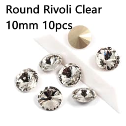 Different Shapes Super Clear 10PCS Rhinestones Glass DIY Accessories Crafts Crystal Jewels Beads For Nail Art Garment Decoration