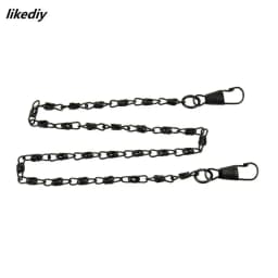 1 Piece About Length 40 CM Width 0.3cm Replacement Metal Twisted Short Paragraph Purse Chain For DIY Wallet Accessory