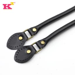 2pcs/lot 50cm Genuine Leather Bag Strap DIY Handmade Handles for Crossbody Replacement Shoulder Handbag Wallet Handle