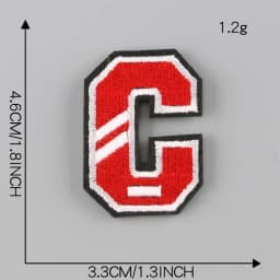 A-Z Letter Patches on Clothes magic paste Patch Military Biker Embroidery Clothing Sticker Applique 26pc Alphabet Diy Logo Brand