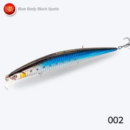 Hunthouse Tide Slim Minnow 175mm 24.5g Floating Wobble Flyer Minnow Fishing Lure Hard Bait Saltwater ABS Plastic For Seabass