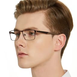 Blue Light Glasses Frame Men Square Eyewear Fashion Metal Eye Myopia Prescription Eyeglasses Acetate Legs Male Optical Frame