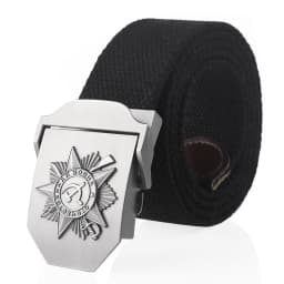 Men Soviet Canvas Belt 3D Great Patriotic War Memorial Metal Buckle Tactical Belts CCCP Army Male Strap Jeans Waistband