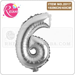 16 Inch Silver Alphabet Number Letters Balloons Birthday Party Decorations Kids Foil Balloon New Year Party Wedding Decoration