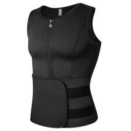 Mens Waist Trainer Vest Slimming Body Shaper Compression Shirt Workout Tank Top Shapewear Fitness Undershirt Fat Burn Sauna Suit