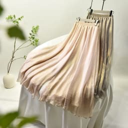 Women's Vintage Double Layer Pants Chinese Style High Waist Imitated Silk Chiffon Shiny Wide Leg Skirt Pants 2024 Spring PA111