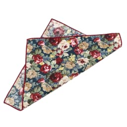 New Floral Pocket Square Gift Set Handkerchief 100% Cotton Hankie Printing Women&Men Casual Party Gift Tuxedo Bow Tie Accessory