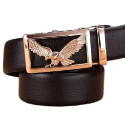 business mens belts luxury 2020 strap formal cinto eagle 180 automatic buckle big size 140 cm 150 160 girdle 170 fiber leather