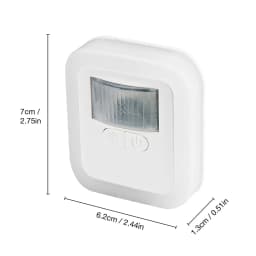 Dimmable LED Plug-in Night Lamp PIR Motion Sensor Bedside Lamp AC110-240V Indoor Wall Lamp With Switch For Stairs Toilet Room