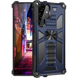 Military Hard Armor Shockproof Case For Samsung Galaxy S26 Ultra S25 FE S24 S23 S22 S21 A57 A17 A15 A16 A56 Kickstand Back Case