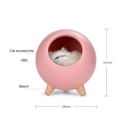 Cute Cat LED Night Lamp USB Charging Bedroom Decorative Lamp Bedside Desk Table Light For Children Kids Holiday Baby Gifts