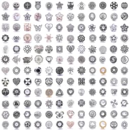 5pcs/lot New White Snap Jewelry 18mm Snap Buttons Animal Owl Butterfly Elephant Ginger Button Charm Women Fit Snap Bracelet