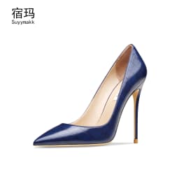 Heels For Women Real Leather Pumps Crocodile Pattern Luxury Black Women's Shoes Pointed Toe High Heels Ladies Prom Shoes Women