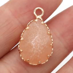 Natural Stone Faceted Amethysts Pendants Water drop shape Charms for Jewelry Making Diy earring necklace accessories Size14x23mm