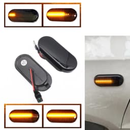 Dynamic LED Side Marker Signal Light Indicator Lamp For SEAT Leon 1P Ibiza Mk3 6L Mk4 6J Toledo Exeo Sedan Exeo Sedan