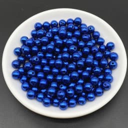 4 6 8 10mm Imitation Pearl Acrylic Beads Loose Spacer Round Bead Necklace Bracelet Pendant Earrings Jewelry Making DIY #Ro